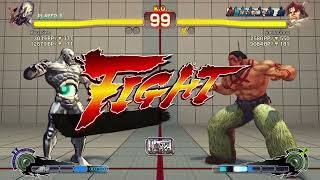 [USF4PC] ホーク vs Kyu_Sen セス・コーディ [ウル4]