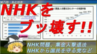 【ゆっくり解説】　NHK問題・NHK集金人撃退マニュアル・NHKから国民を守る党を応援する動画・入門編