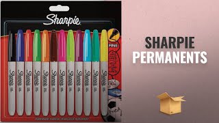 Sharpie Back To School Permanents: Sharpie Fine Point Permanent Marker - Assorted Colours, Pack of