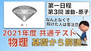 【2021共通テスト物理】基礎から解説【第一日程第3問】