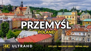 Virtual Walking tour Old Town in Przemyśl  ❤️Poland, city life, virtual walk,