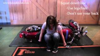 How To Pick Up A Motorcycle By Yourself - How To Pick Up A Harley Davidson