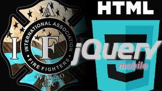 jQuery Mobile Tutorial 3 Fire Fighter SCBA Software Android iPhone HTML5 JavaScript