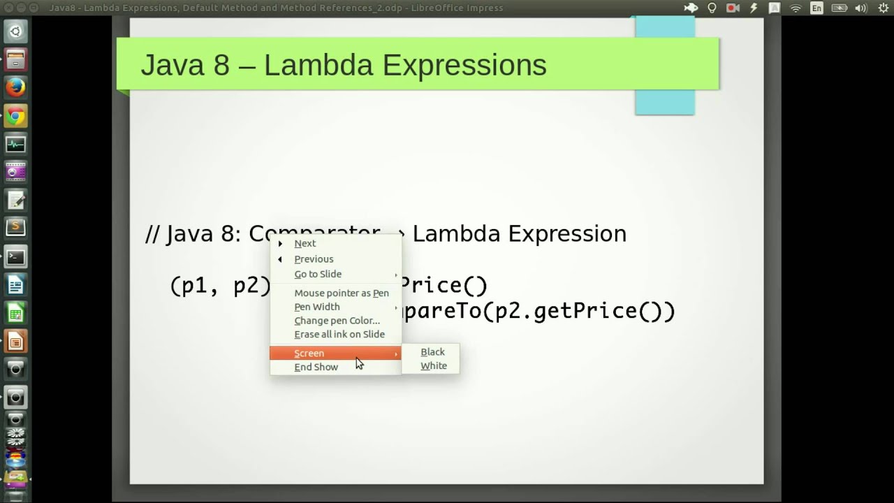 Java 8 Lambda Expressions, Method References And Default Methods 2 / 9 ...