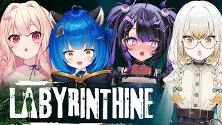 4 Girls Lost in a Horror Nightmare!😱 Can We Escape!?【LABYRINTHINE】