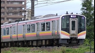 信越本線上り始発E129系A28編成420M　新潟→長岡