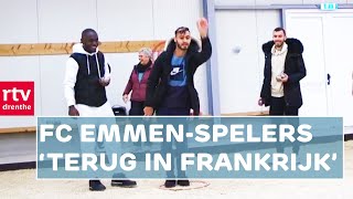 Franse FC Emmen-spelers spelen een potje jeu de boules in Emmen | RTV Drenthe