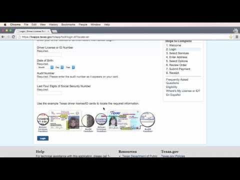 Texas.gov Driver License Renewal Demo Video Texas.gov Driver License Renewal Demo Video