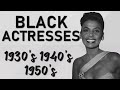 Classic Hollywood Black Actresses