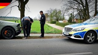 Ständig POLIZEI mit dem Lamborghini Huracán