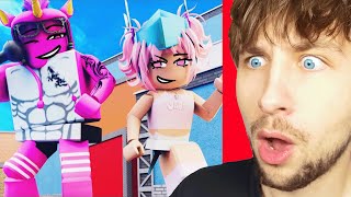 Reacting to MY QUEEN VANILBEAN - ROBLOX MUSIC VIDEO