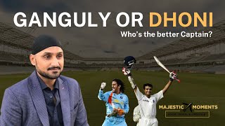 MS vs Ganguly - The better captain as per Harbhajan Singh!