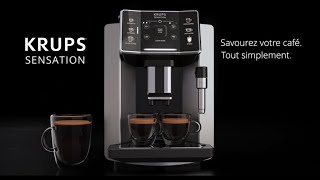 KRUPS | Sensation : savourez votre café tout simplement !