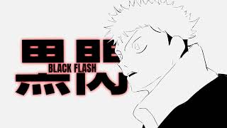 Gojo Black Flash hexal animation (sound input)