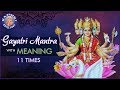 Gayatri Mantra With Meaning | गायत्री मंत्र 11 Times | Chanting By Brahmins | Peaceful Chants