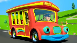 Wheels On The Vehicles, Mode Of Transport and Cratoon Videos for Kids