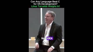 Linus Torvalds On Programming Languages For Os Development