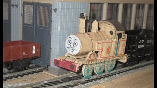How to make train model Thomas and Friends/Box train Thomas