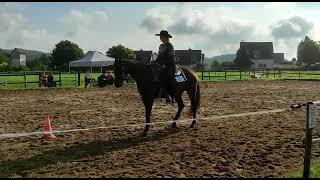 LK5 Horsemanship EWU Hennef Germany 2021 - With a 5-year-old Quarterhorse Mare, \