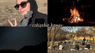 eskişehir kamp vlogu | yüksek hızlı tren yolculuğu, doğa kampı #vlog