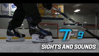 Sounds of Hockey - Volume UP! The new TRUE Hockey TF9 takes to the ice for the first time ever