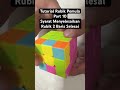 Menyelesaikan Baris 2 pada Rubik Sebelum Beres - Tutorial Rubik Pemula PART 10 #shortvideo