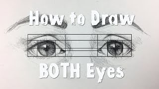 How to Draw BOTH Eyes (Evenly and Symmetrically!)