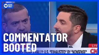CNN Bans Commentator After Verbal Attack On Live TV | 10 News First