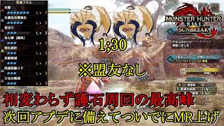 いまだに護石周回の最高スポットのディアブロス2頭を爆速粉砕！ついでにMR上げもしておこう『概要欄』【MHRSB】【モンハンサンブレイク】