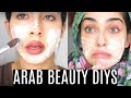 Trying Daniela M Biah's ARAB SKINCARE + BEAUTY HACKS! (NATURAL DIY Remedies) ~ Immy