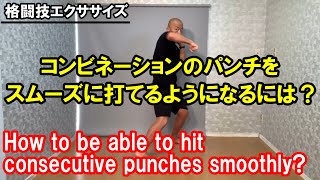 連続パンチをスムーズに打つポイント！【格闘技エクササイズ動作ポイント】