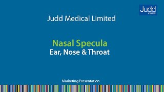 ENT – Nasal Specula | Judd Medical