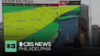 NEXT Weather Alert for Friday evening storms in the Philadelphia region