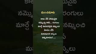 🐍 పాము నమ్మదగ్గది కానీ... ఊసరవెల్లి కాదు! #trustwisely #telugumotivation #quotes #telugu #true