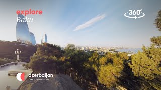 Explore the city of Baku in 360 | Travel to Azerbaijan | Experience Azerbaijan