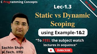 C programming | Static and Dynamic scoping | Scoping rules | Lexical scoping | Fluid Binding