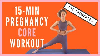 Safe Pregnancy Core Workout | 15min for 1st Trimester