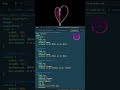 Create a Stunning Heart Animation with HTML & CSS ❤️ #viralreels #shorts