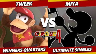 Cirque 4 - Miya (Game and Watch) Vs. Tweek (Diddy Kong) Smash Ultimate - SSBU