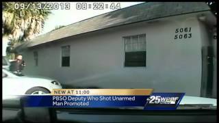 PBSO deputy who shot unarmed man promoted