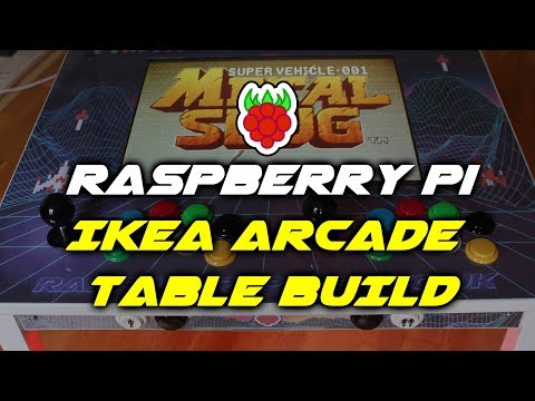Raspberry Pi IKEA Retro Arcade Gaming Table Build Raspberry Pi IKEA Retro Arcade Gaming Table Build