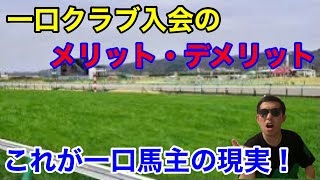 【一口馬主】一口クラブ入会のメリット・デメリット！！