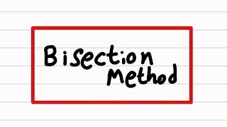 Bisection Method explaining in Sinhala