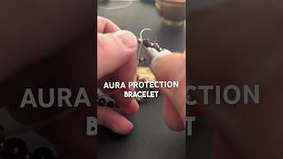 Making the Aura Protection #bracelet 🥷 #handmade #diy #crystals #spirituality