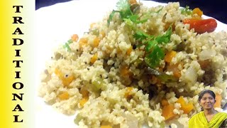 Healthy Diabetic Breakfast Recipe | Millet Recipe | Panivaragu Upma in Tamil