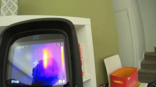Locating hidden IP Camera - using Flir E6 thermal camera