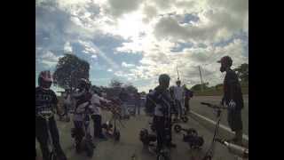 MIAMI PEDFEST CHAOS BEFORE ROLL OUT