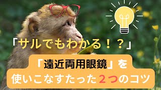 はじめてでも大丈夫！！「遠近両用眼鏡」の使い方をわかりやすく解説