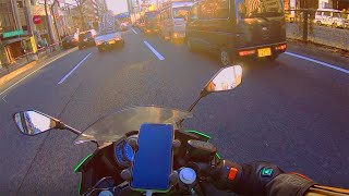 Kawasaki Ninja 250 Tokyo Japan 【GoPro Hero7 Black】