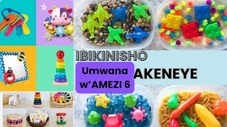 Ibi nibyo bikinisho umwana w'amezi 6 akeneye / 6 months baby toys recommendations